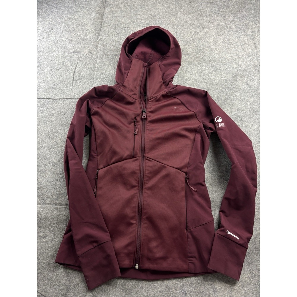 The North Face Steep Series Jacket Women's S Red Flashdry Zip Pockets Thumb Loop